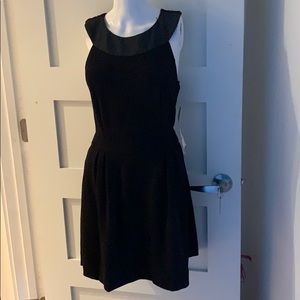 Rachel Roy Crossback Black Party Dress Pockets